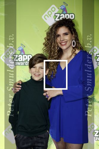 Hilversum 28 januari 2023
Zapp awards in studio 21 . Rachel Rosier en zoon Ezra