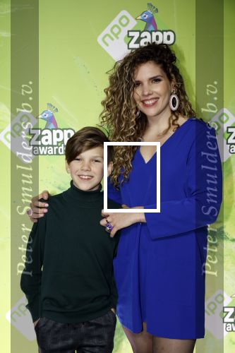 Hilversum 28 januari 2023
Zapp awards in studio 21 . Rachel Rosier en zoon Ezra