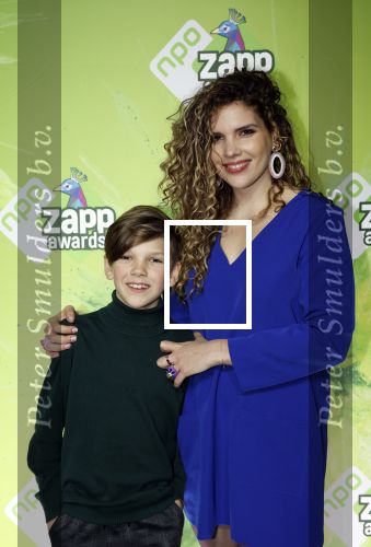 Hilversum 28 januari 2023
Zapp awards in studio 21 . Rachel Rosier en zoon Ezra