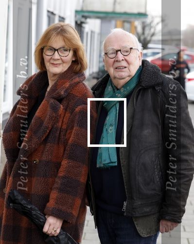 Amsterdam 4 februari 2023
Herdenkingsdienst/Begrafenis Heddy Lester.
Rob v d Meeberg met zijn vrouw