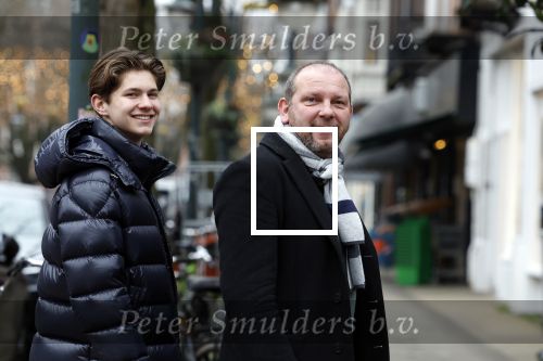 Amsterdam 24 januari 2023
Robert leroy met zijn zoon Senny in Amsterdam zuid.
