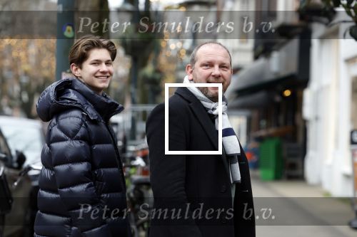 Amsterdam 24 januari 2023
Robert leroy met zijn zoon Senny in Amsterdam zuid.