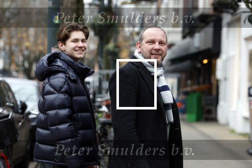Amsterdam 24 januari 2023
Robert leroy met zijn zoon Senny in Amsterdam zuid.