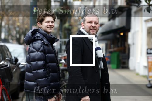 Amsterdam 24 januari 2023
Robert leroy met zijn zoon Senny in Amsterdam zuid.