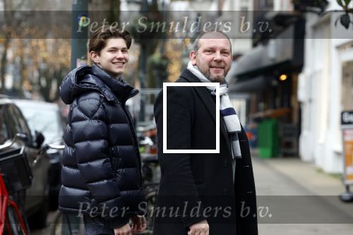 Amsterdam 24 januari 2023
Robert leroy met zijn zoon Senny in Amsterdam zuid.