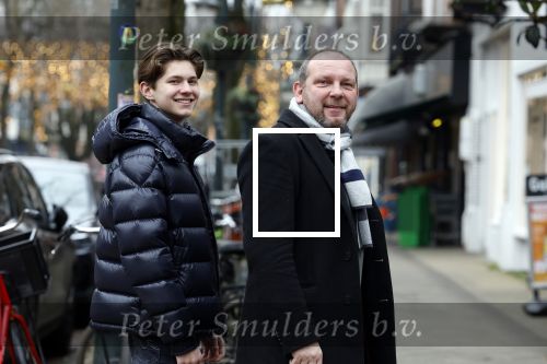 Amsterdam 24 januari 2023
Robert leroy met zijn zoon Senny in Amsterdam zuid.