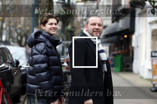 Amsterdam 24 januari 2023
Robert leroy met zijn zoon Senny in Amsterdam zuid.