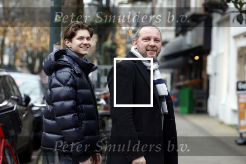 Amsterdam 24 januari 2023
Robert leroy met zijn zoon Senny in Amsterdam zuid.