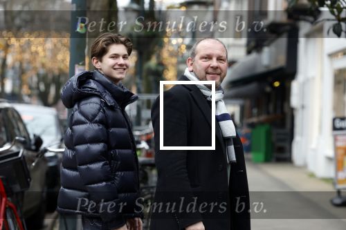 Amsterdam 24 januari 2023
Robert leroy met zijn zoon Senny in Amsterdam zuid.