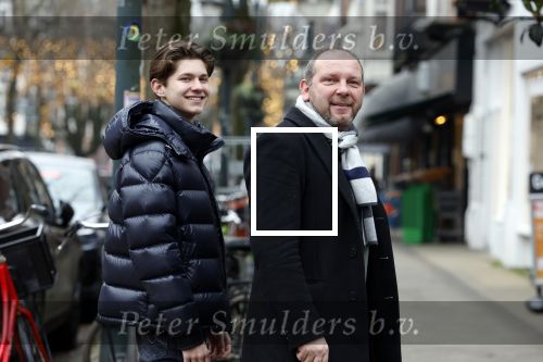 Amsterdam 24 januari 2023
Robert leroy met zijn zoon Senny in Amsterdam zuid.