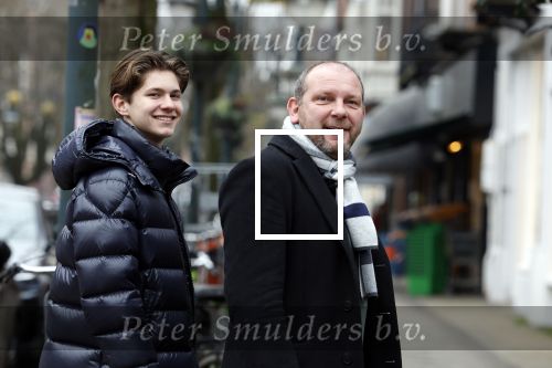 Amsterdam 24 januari 2023
Robert leroy met zijn zoon Senny in Amsterdam zuid.