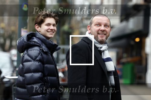 Amsterdam 24 januari 2023
Robert leroy met zijn zoon Senny in Amsterdam zuid.
