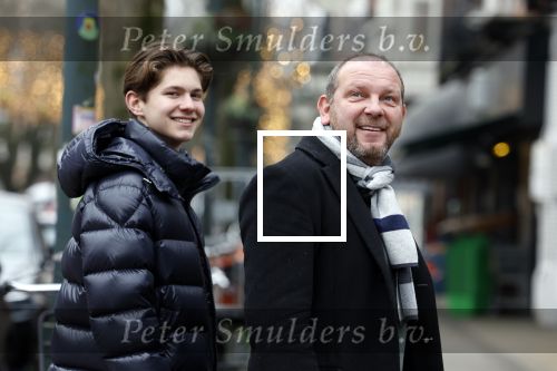 Amsterdam 24 januari 2023
Robert leroy met zijn zoon Senny in Amsterdam zuid.