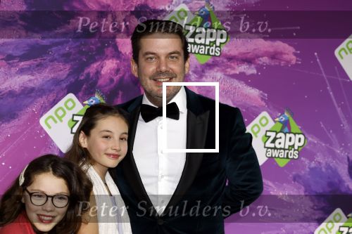 Hilversum 28 januari 2023
Zapp awards in studio 21 . Ruben Nicolai met dochter en vriendinnen