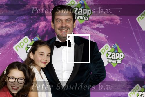 Hilversum 28 januari 2023
Zapp awards in studio 21 . Ruben Nicolai met dochter en vriendinnen