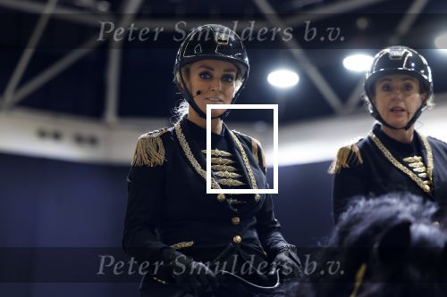 Amsterdam 28 januari 2023
Samantha Steenwijk rijdt op haar paard een kuhr terwijl ze zingt tijdens Jumping Amsterdam in de RAI.