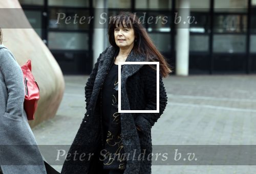 Utrecht 9 februari 2023
Kort geding Roxeanne Hazes vs. Rachel Hazes.  Roxeanne Hazes haar advocaat Maarten Kox (l) komt aan bij de rechtbank in Utrecht. Naast hem loopt ex advocaat Mr Tomlow en erachter Marieke v Beek en Robert Arjan Israel met vriendin