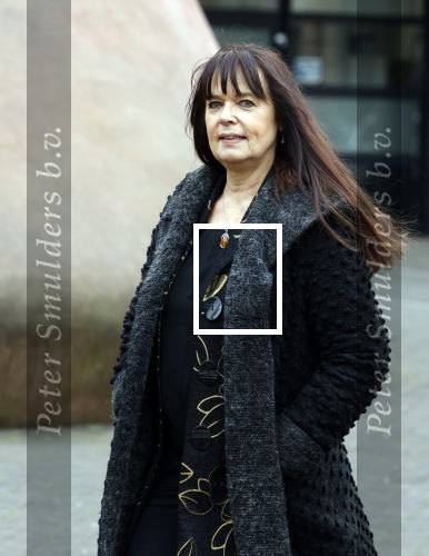Utrecht 9 februari 2023
Kort geding Roxeanne Hazes vs. Rachel Hazes.  Roxeanne Hazes haar advocaat Maarten Kox (l) komt aan bij de rechtbank in Utrecht. Naast hem loopt ex advocaat Mr Tomlow en erachter Marieke v Beek en Robert Arjan Israel met vriendin