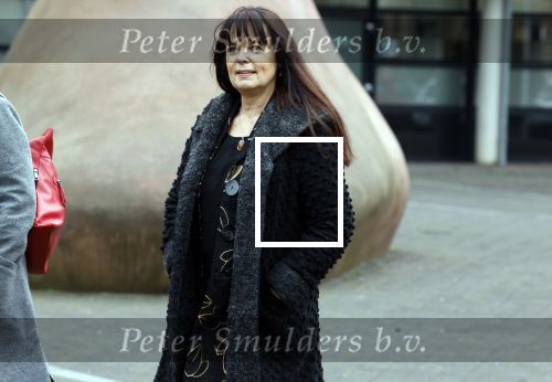 Utrecht 9 februari 2023
Kort geding Roxeanne Hazes vs. Rachel Hazes.  Roxeanne Hazes haar advocaat Maarten Kox (l) komt aan bij de rechtbank in Utrecht. Naast hem loopt ex advocaat Mr Tomlow en erachter Marieke v Beek en Robert Arjan Israel met vriendin