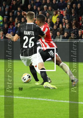 Eindhoven, 24 Oktober 2019
PSV-Lask Linz, eindstand 0-0
Uefa Europa League Groepsfase
Steven Bergwijn