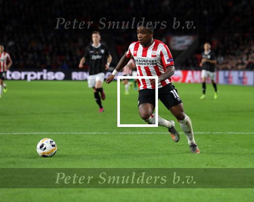 Eindhoven, 24 Oktober 2019
PSV-Lask Linz, eindstand 0-0
Uefa Europa League Groepsfase
Steven Bergwijn