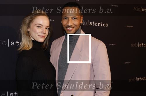 Amsterdam 11 februari 2023
Premiere Soy Kroon in het nieuwe deLamar theater.
Tarikh Janssen met partner