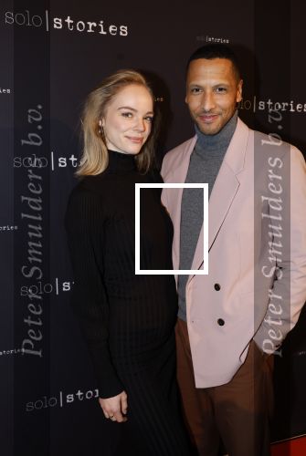 Amsterdam 11 februari 2023
Premiere Soy Kroon in het nieuwe deLamar theater.
Tarikh Janssen met partner