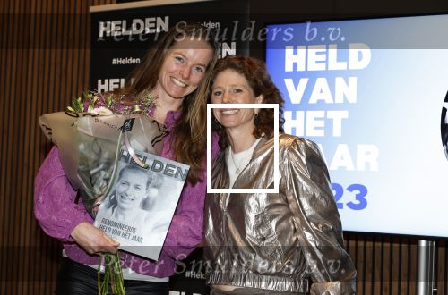 Amsterdam 10 januari 2024
Bekendmaking held van het jaar 2023 van magazine Helden bij Gassan Diamonds. De winnaars zijn Quilindschy Hartman Lutsharel Geertruida en Femke Bol  ( haar ouders haalden prijs op). Anne Luijten en Barbara Barend