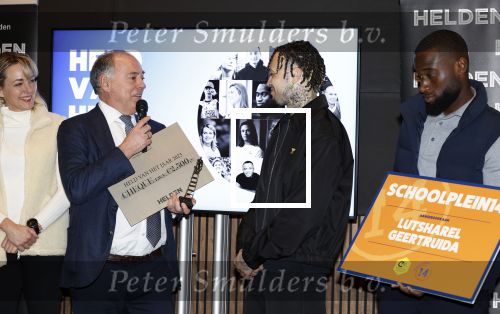 Amsterdam 10 januari 2024
Bekendmaking held van het jaar 2023 van magazine Helden bij Gassan Diamonds. De winnaars zijn Quilindschy Hartman Lutsharel Geertruida en Femke Bol  ( haar ouders haalden prijs op). Benno leeser en Quilindschy Hartman