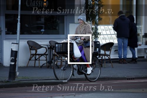 Amsterdam 8 januari 2024
Chantal janzen op de fiets in Amsterdam zuid