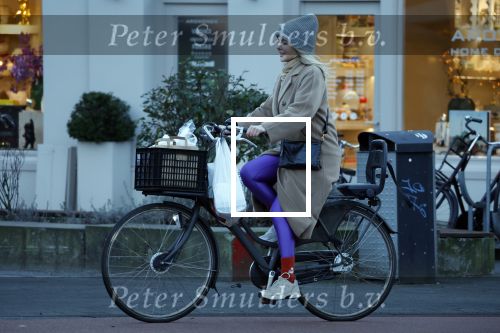 Amsterdam 8 januari 2024
Chantal janzen op de fiets in Amsterdam zuid