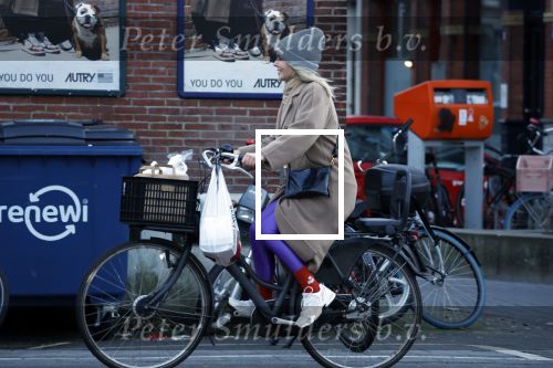 Amsterdam 8 januari 2024
Chantal janzen op de fiets in Amsterdam zuid