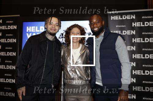 Amsterdam 10 januari 2024
Bekendmaking held van het jaar 2023 van magazine Helden bij Gassan Diamonds. De winnaars zijn Quilindschy Hartman Lutsharel Geertruida en Femke Bol  ( haar ouders haalden prijs op)