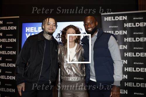 Amsterdam 10 januari 2024
Bekendmaking held van het jaar 2023 van magazine Helden bij Gassan Diamonds. De winnaars zijn Quilindschy Hartman Lutsharel Geertruida en Femke Bol  ( haar ouders haalden prijs op)