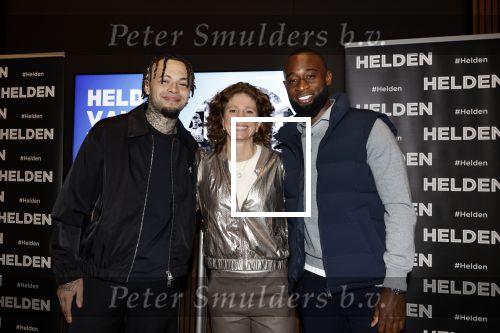 Amsterdam 10 januari 2024
Bekendmaking held van het jaar 2023 van magazine Helden bij Gassan Diamonds. De winnaars zijn Quilindschy Hartman Lutsharel Geertruida en Femke Bol  ( haar ouders haalden prijs op)