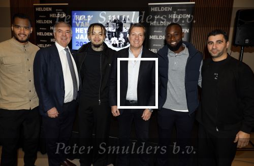 Amsterdam 10 januari 2024
Bekendmaking held van het jaar 2023 van magazine Helden bij Gassan Diamonds. De winnaars zijn Quilindschy Hartman Lutsharel Geertruida en Femke Bol  ( haar ouders haalden prijs op). Michel Vorm Quilindschy Hartman en Benno Leeser Davids Bijlsma en Lutsharel Geertruida
