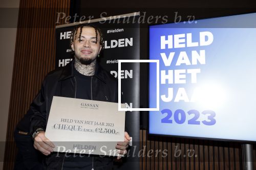 Amsterdam 10 januari 2024
Bekendmaking held van het jaar 2023 van magazine Helden bij Gassan Diamonds. De winnaars zijn Quilindschy Hartman Lutsharel Geertruida en Femke Bol  ( haar ouders haalden prijs op)