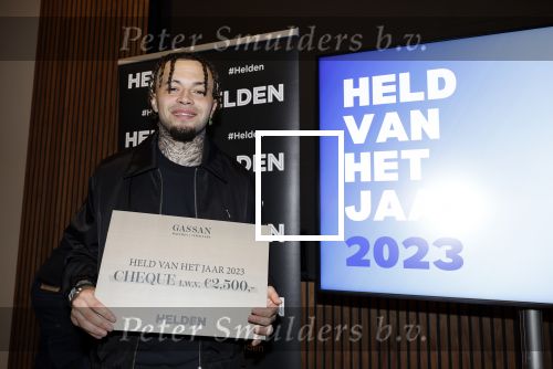 Amsterdam 10 januari 2024
Bekendmaking held van het jaar 2023 van magazine Helden bij Gassan Diamonds. De winnaars zijn Quilindschy Hartman Lutsharel Geertruida en Femke Bol  ( haar ouders haalden prijs op)