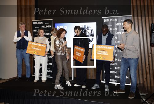 Amsterdam 10 januari 2024
Bekendmaking held van het jaar 2023 van magazine Helden bij Gassan Diamonds. De winnaars zijn Quilindschy Hartman Lutsharel Geertruida en Femke Bol  ( haar ouders haalden prijs op)