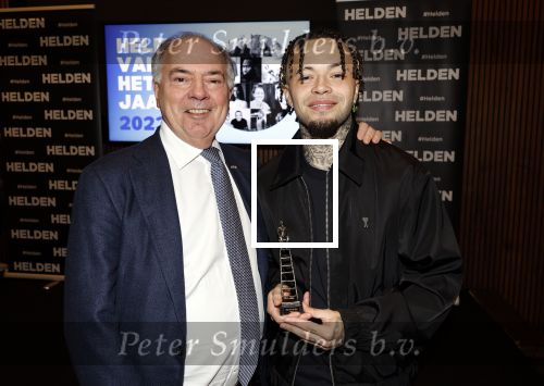 Amsterdam 10 januari 2024
Bekendmaking held van het jaar 2023 van magazine Helden bij Gassan Diamonds. De winnaars zijn Quilindschy Hartman Lutsharel Geertruida en Femke Bol  ( haar ouders haalden prijs op). Quilindschy Hartman en Benno Leeser