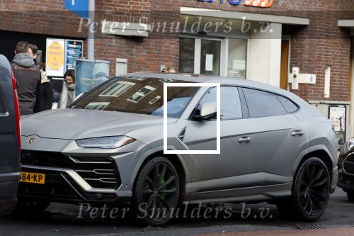 Amsterdam 16 januari 2024
Rose  Bertram in de Lamborghini Urus van Gregory v d Wiel