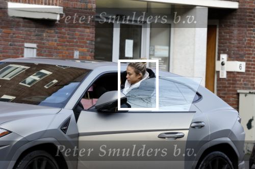 Amsterdam 16 januari 2024
Rose  Bertram in de Lamborghini Urus van Gregory v d Wiel
