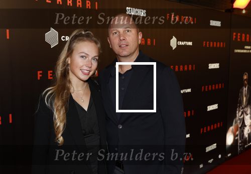Amsterdam 17 januari 2024
Premiere Ferrari in Pathe arena . Teun de Nooijer en zijn dochter Lilli de Nooijer