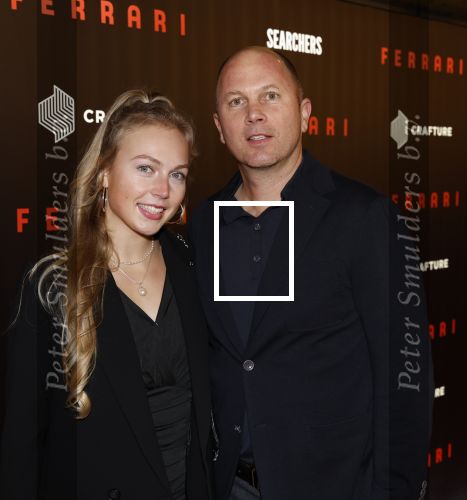 Amsterdam 17 januari 2024
Premiere Ferrari in Pathe arena . Teun de Nooijer en zijn dochter Lilli de Nooijer