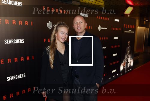 Amsterdam 17 januari 2024
Premiere Ferrari in Pathe arena . Teun de Nooijer en zijn dochter Lilli de Nooijer