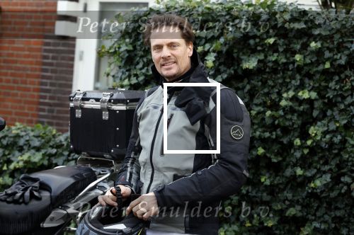 Amsterdam 4 januari 2024
Winston post op zijn BMW motor