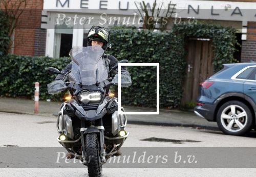 Amsterdam 4 januari 2024
Winston post op zijn BMW motor