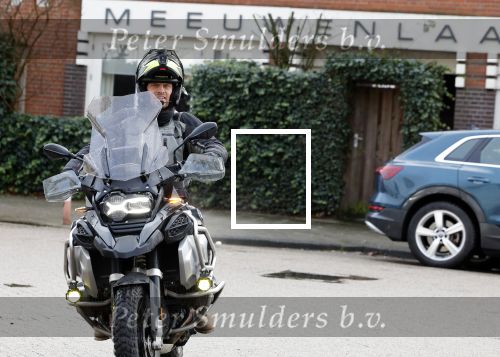 Amsterdam 4 januari 2024
Winston post op zijn BMW motor