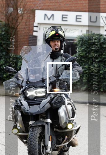 Amsterdam 4 januari 2024
Winston post op zijn BMW motor