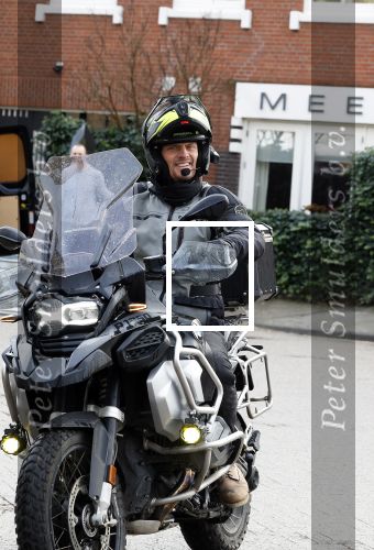 Amsterdam 4 januari 2024
Winston post op zijn BMW motor